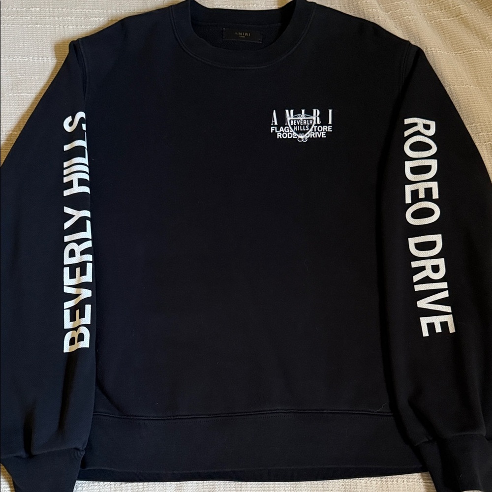 AMIRI LIMITED EDITION Black BH Crewneck Sweater